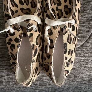 Leopard Print Canvas Sneakers